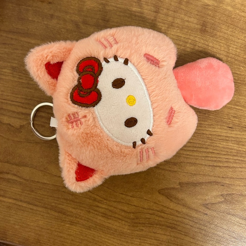 sanrio hello kitty lunar new year cat / tiger plush keychain - Picture 3 of 7